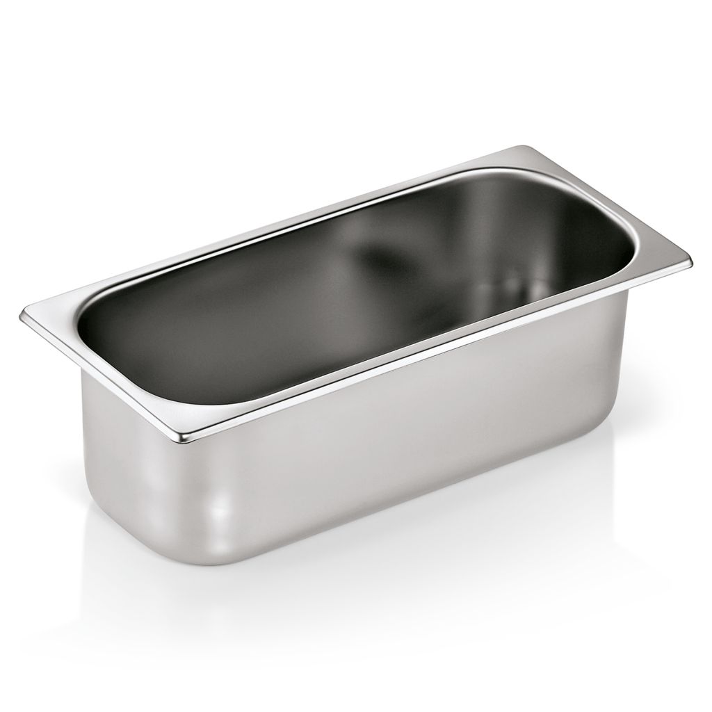 Eisbehälter 36x16,5cm aus Chromnickelstahl