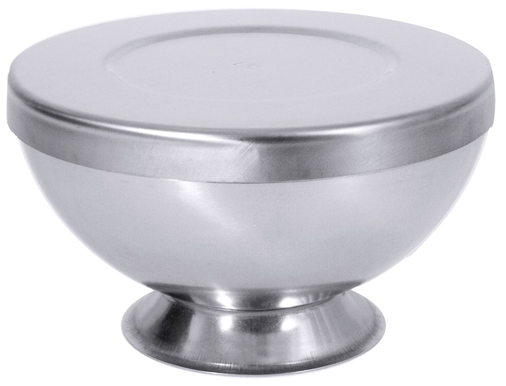 Eisbombenformen Contacto mit Deckel aus Edelstahl