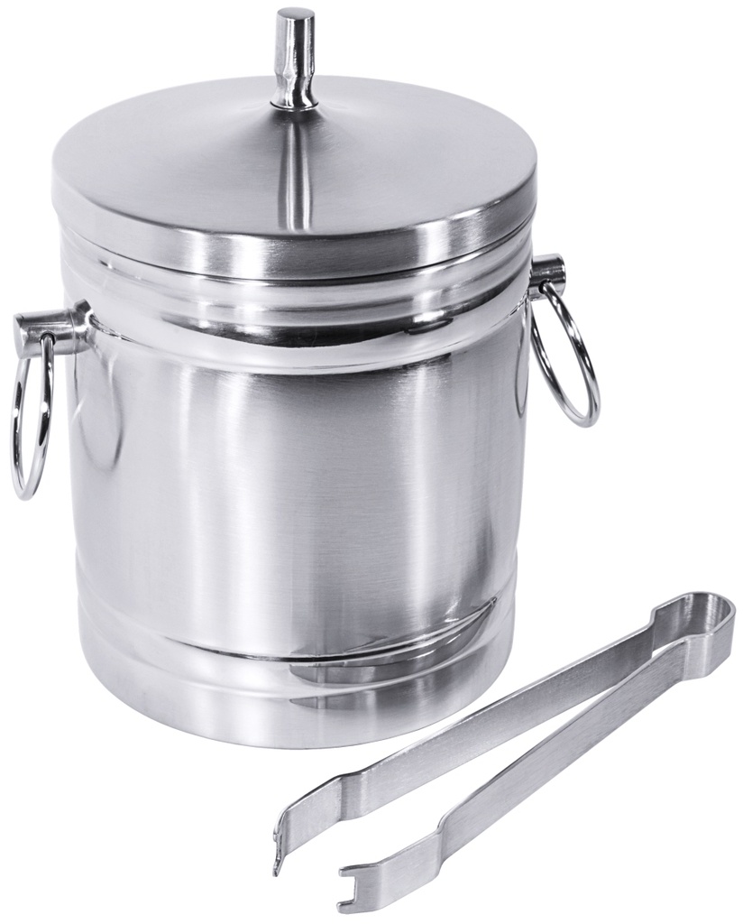 Eiseimer doppelwandig aus Edelstahl 18/10