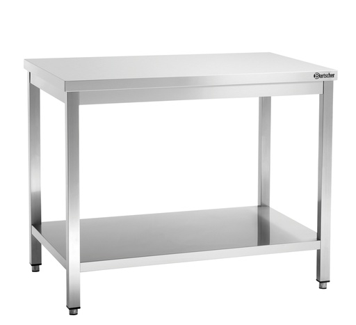 [BAR-307106] Arbeitstische Serie 600, mit/ohne Aufkantung Bartscher (1000mm, 0mm)