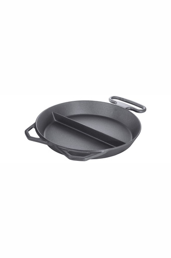 [CTO-5093/650] Riesenpfannen Contacto aus Eisenguss mit Mittelsteg (65cm, 90mm, 29kg)