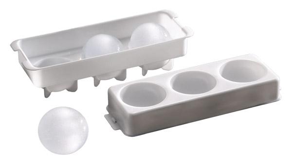 Eiskugelformer für 3 Eiskugeln a´ 100 ml (ø 6 cm)