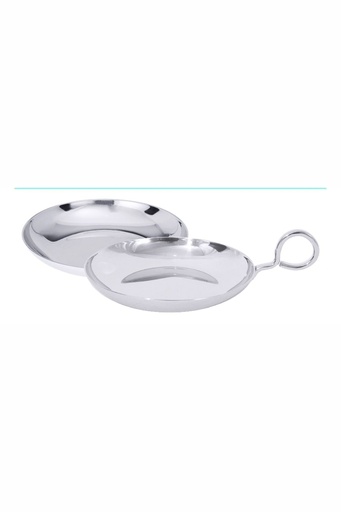 [CTO-4678/125] Eisschalen Contacto ohne Griff aus Edelstahl  (12cm, 20mm)