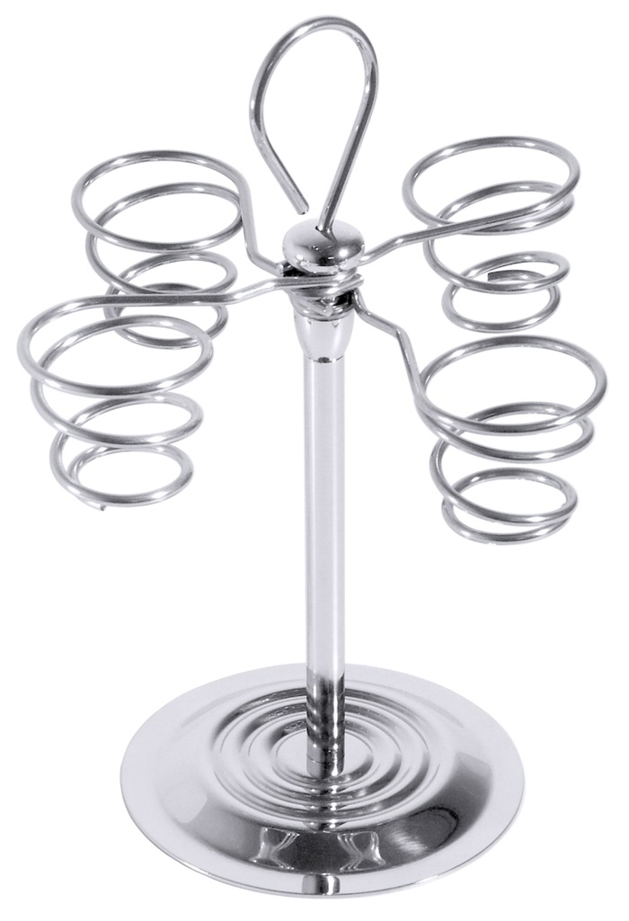  Spiral-Eishörnchenständer aus Edelstahl 18/10