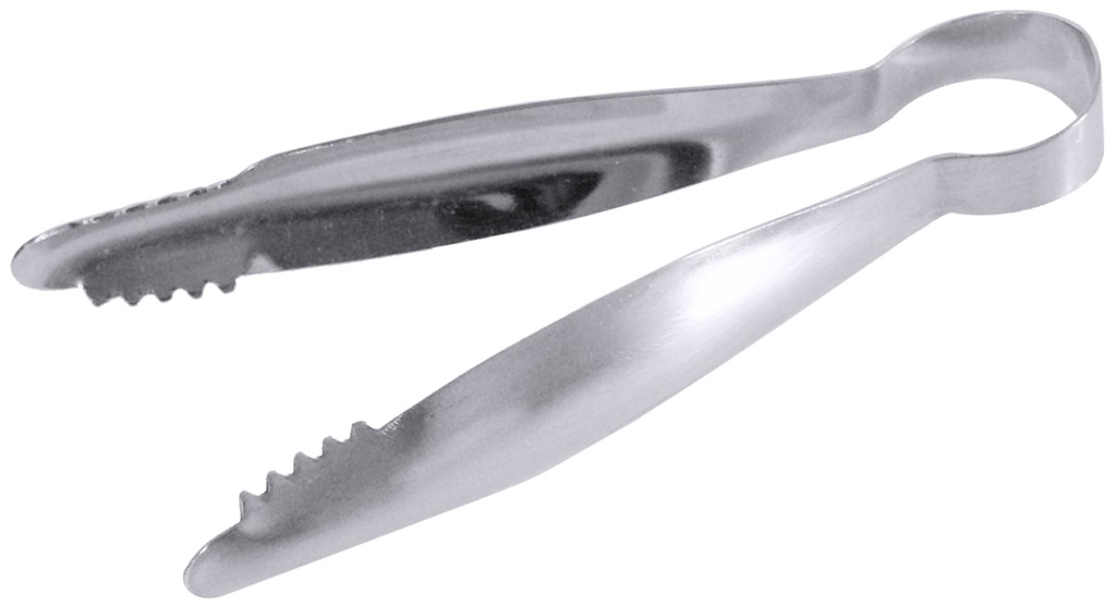 Eiswürfelzange aus Edelstahl 14cm