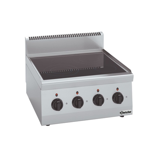 [BAR-131850] Elektroherd Serie 600 TG Bartscher (600mm, 8kW, 4, 4)