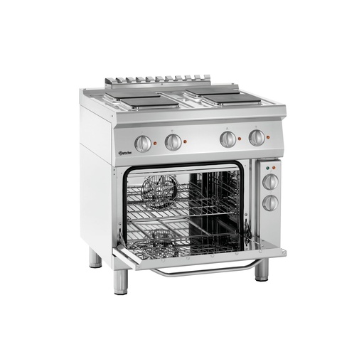 [BAR-286326] Elektroherd 700, 4 Kochzonen und Backofen Bartscher