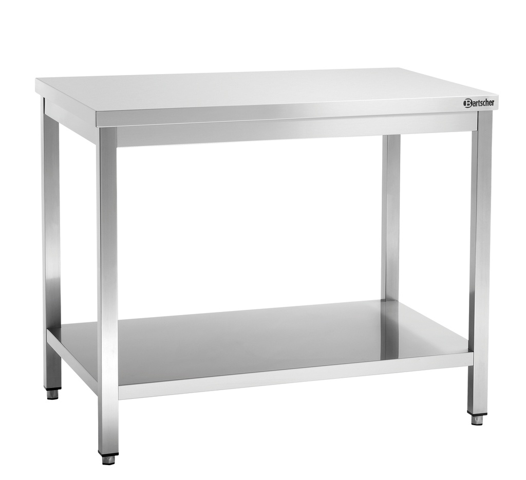 Arbeitstische Serie 700, mit/ohne Aufkantung Bartscher