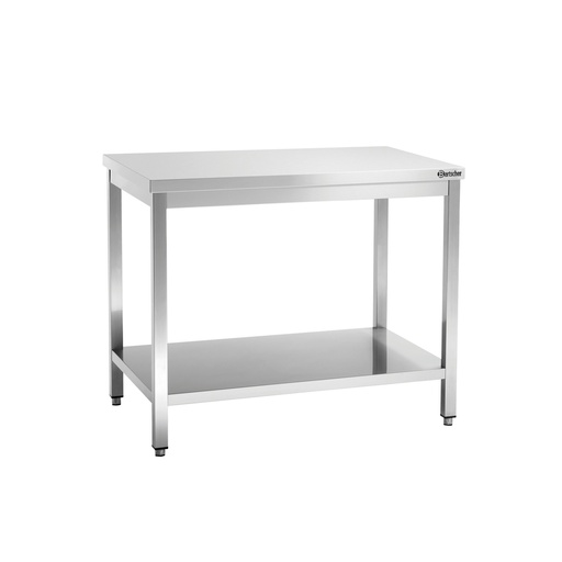 [BAR-307107] Arbeitstische Serie 700, mit/ohne Aufkantung Bartscher (1000mm, 0mm)