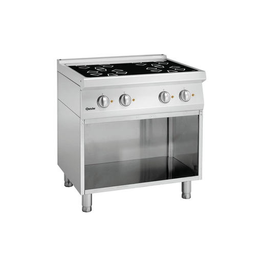 [BAR-287420] Elektroherd 700, 2-4 Felder, UO Bartscher (800mm, 9.2kW, 4, 4)