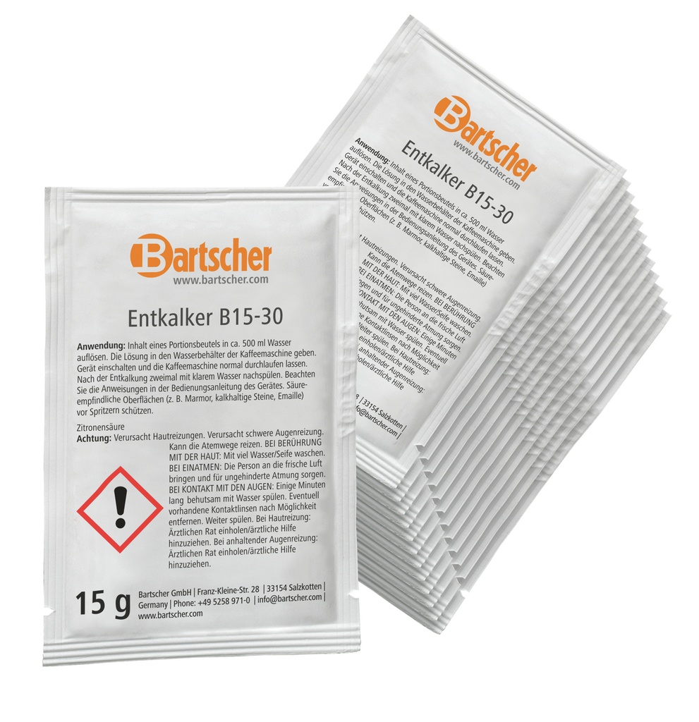 Entkalker B15-30 ( 30 Stück) Bartscher