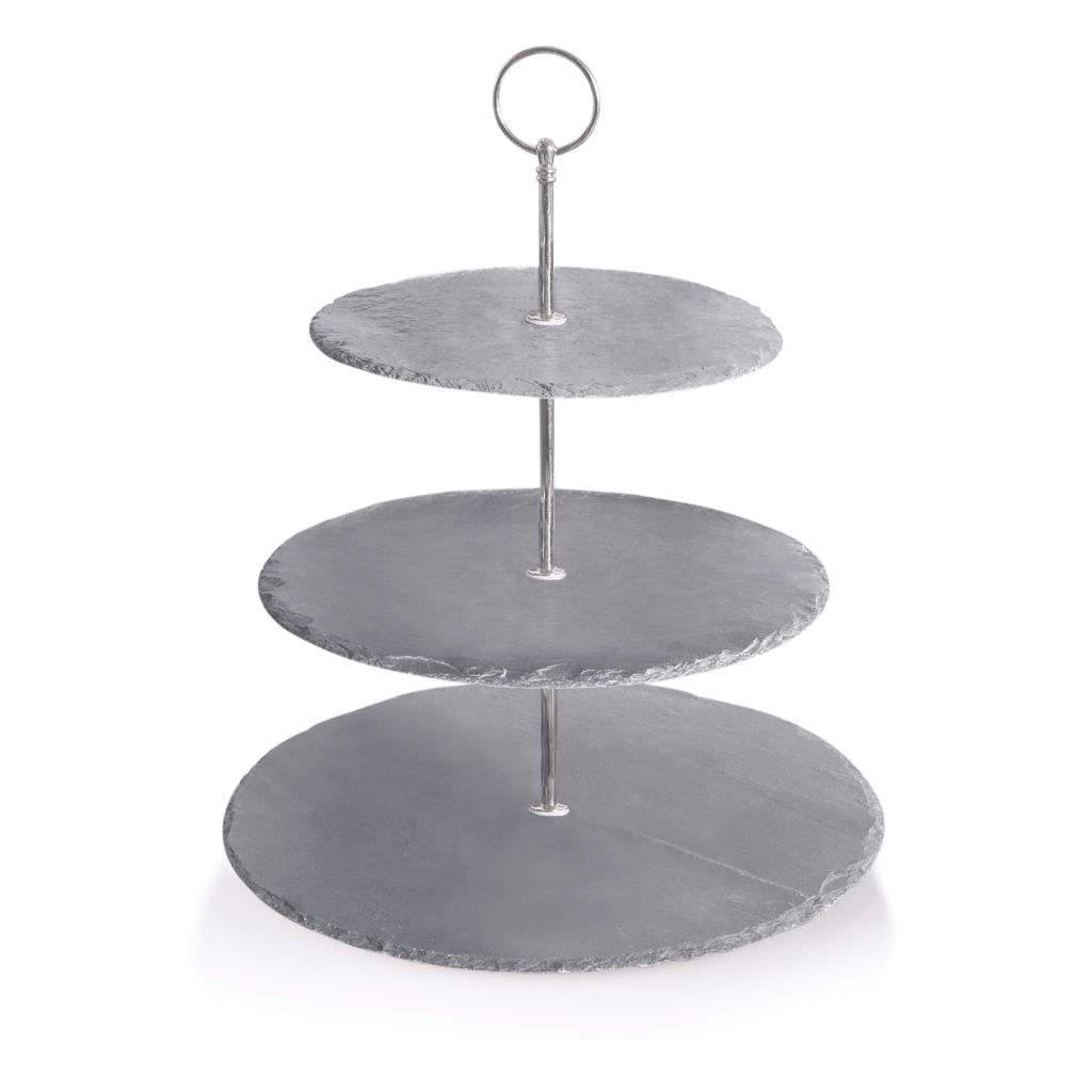 Etagere 3-stufig aus Naturschiefer