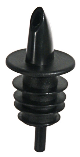 [CTO-5852/001] Flaschenausgießer Contacto farbig ∅ 4mm Durchlauf  (schwarz)