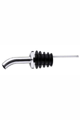 [CTO-367/102] Flaschenausgießer Contacto ∅ 8mm Durchlauf mit gebogenem Rohr