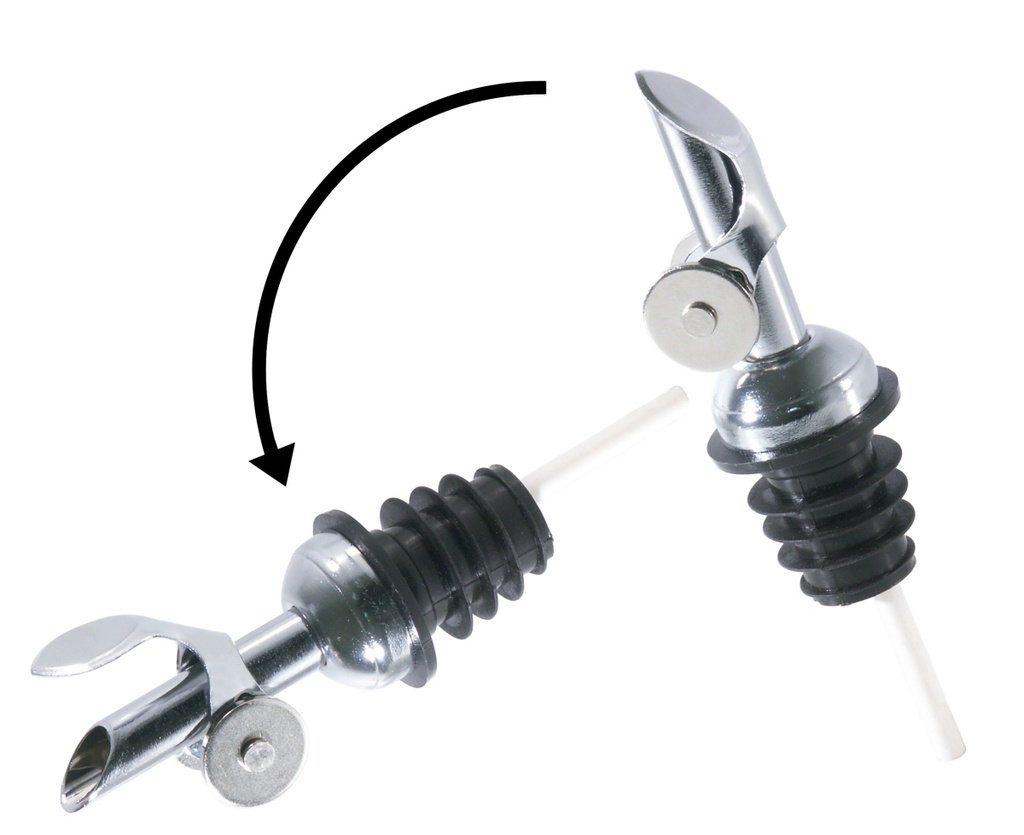 Flaschenausgießer, selbstschließend