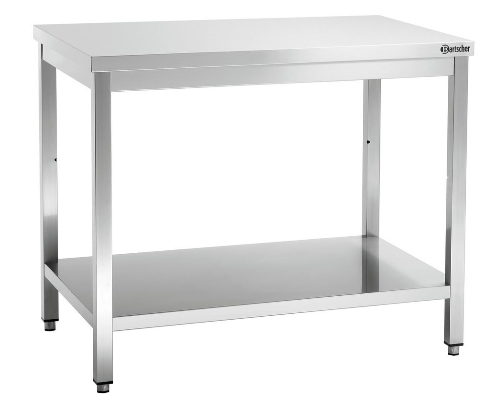 Arbeitstische Serie 700, ohne/mit Aufkantung Bartscher