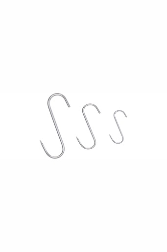 [CTO-485/140] Fleischhaken Contacto aus Edelstahl stumpfes/spitzes Ende (14cm)