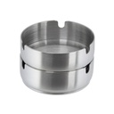 Aschenbecher 'Atlas' aus Edelstahl