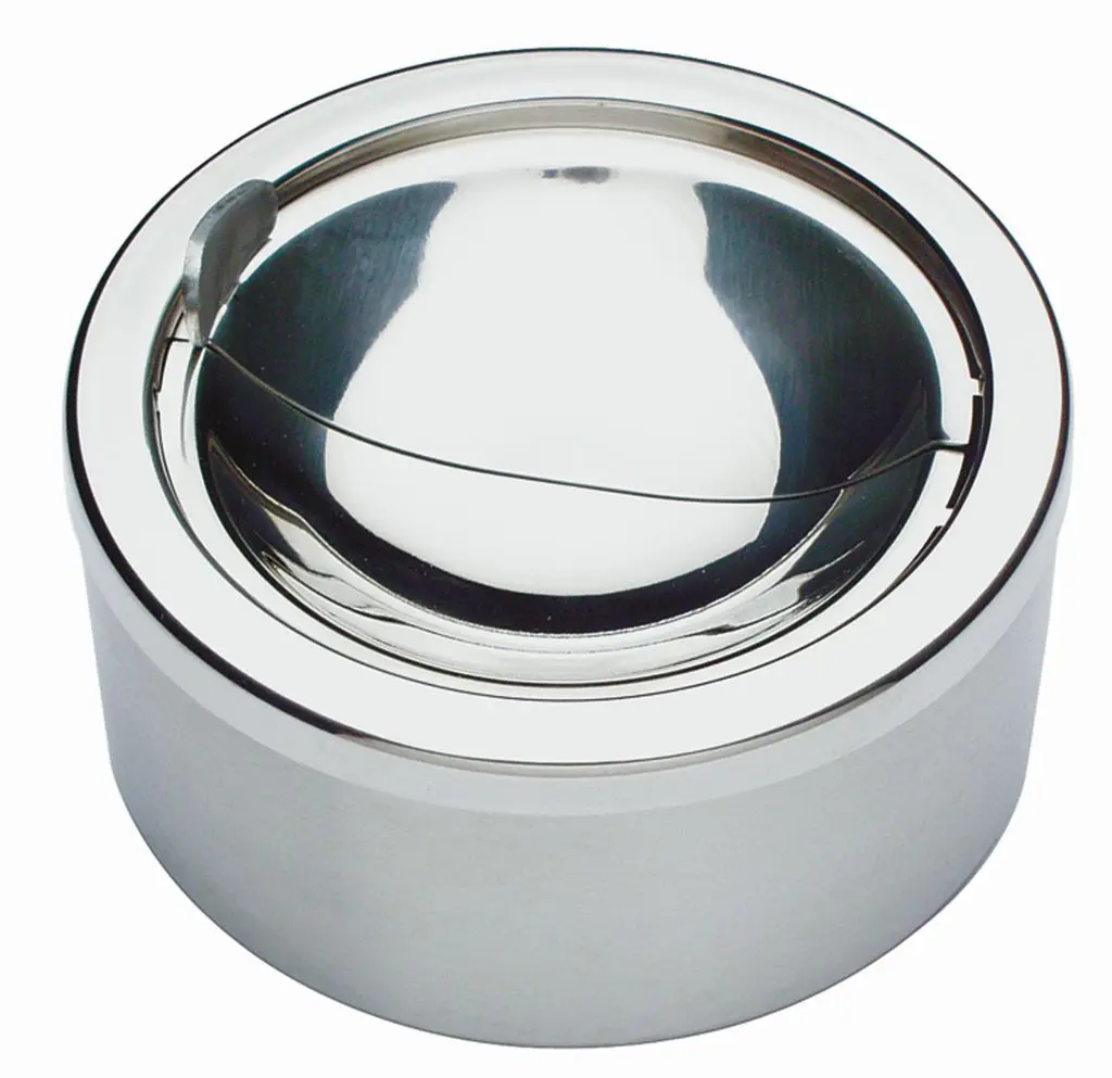 Aschenbecher TRAPDOOR APS ∅ 12cm aus Edelstahl