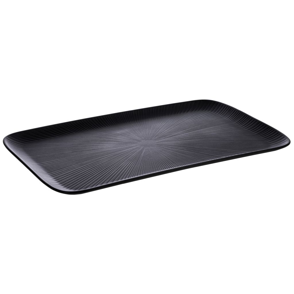 Tabletts APS GN 'Nero' aus Melamin