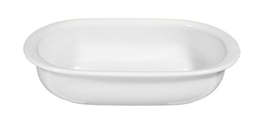 [SEL-001.461685] Auflaufformen COMPACT, oval (weiss, weiß)