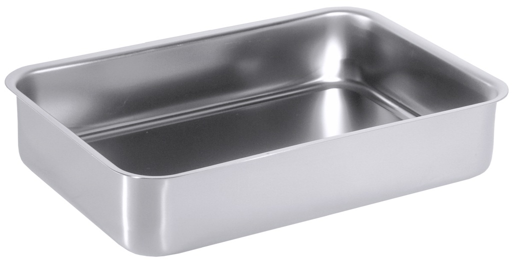 Auflaufform/ Schale rechteckig aus Edelstahl 31,5x 21,5cm 