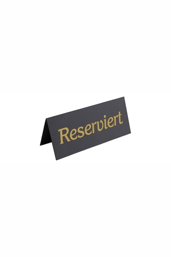 [CTO-6769/120] Aufsteller Reserviert Contacto aus PVC Kunststoff