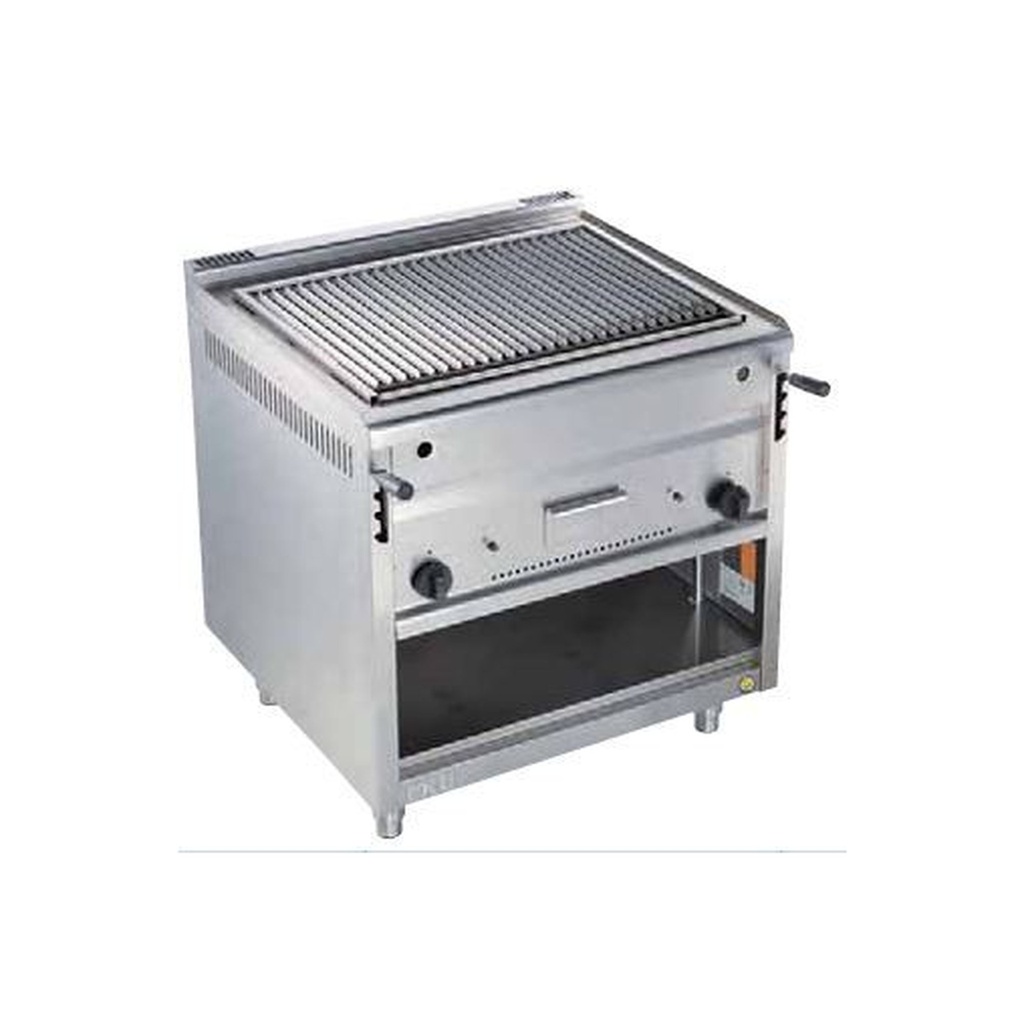 Lavasteingrills TH75, mit V-Rost