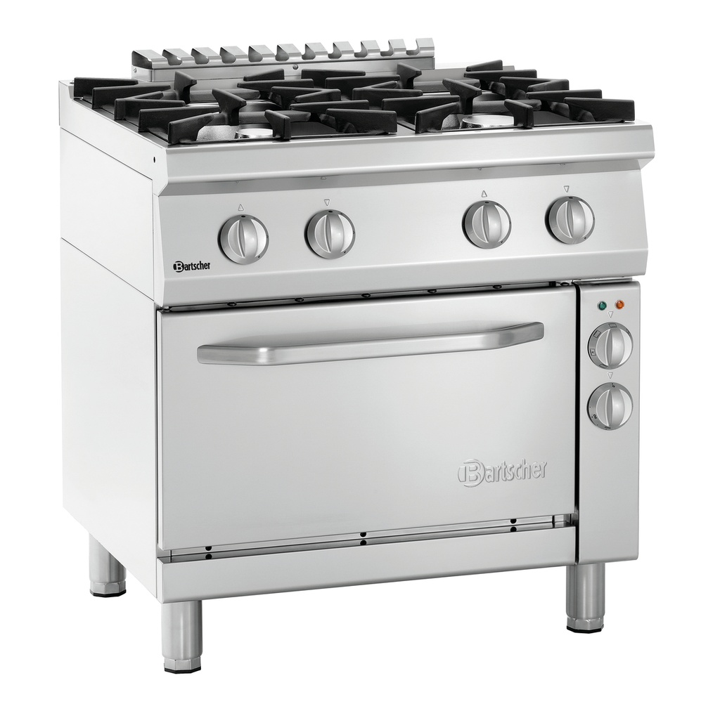 Gasherd 70040, mit Backofen GB21 Bartscher