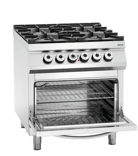 [BAR-2952271] Elektro-/Gasherd Serie 900, mit 4 Flammen Bartscher (Elektro)