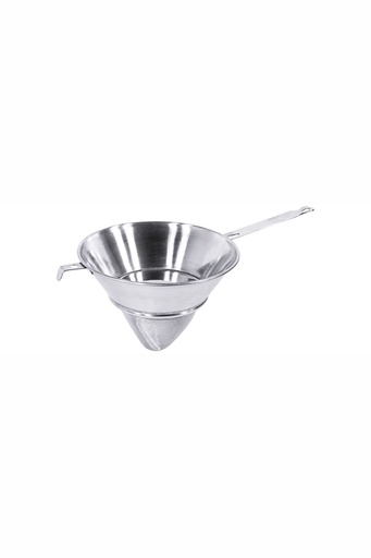 [CTO-1250/200] Gazespitzsieb Contacto mit Flachstiel aus Edelstahl (19.5cm, 1.4, 145mm)