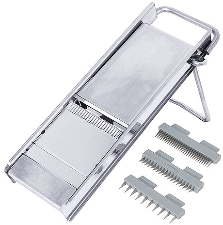 Gemüsehobel/Mandoline inkl. drei Schneideinsätze 