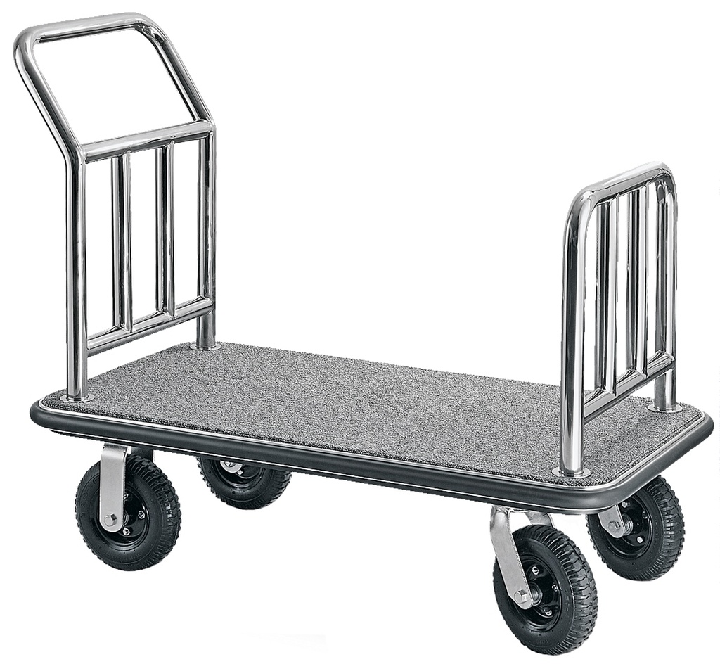 Gepäckwagen Contacto aus Edelstahl
