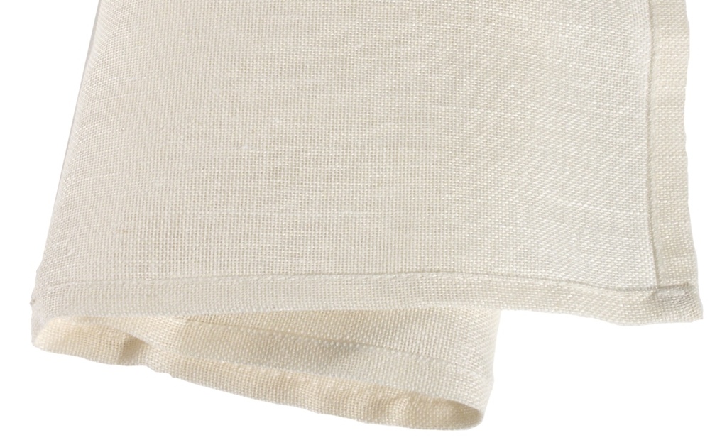 Passiertuch 77x 83cm aus natürlichem gazeartigen Rohleinen