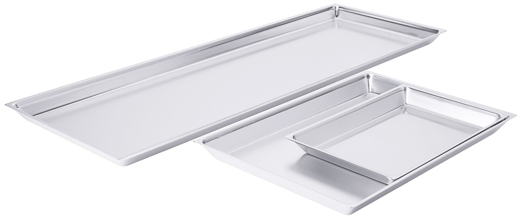 Ausstelltablett aus Edelstahl 18/10