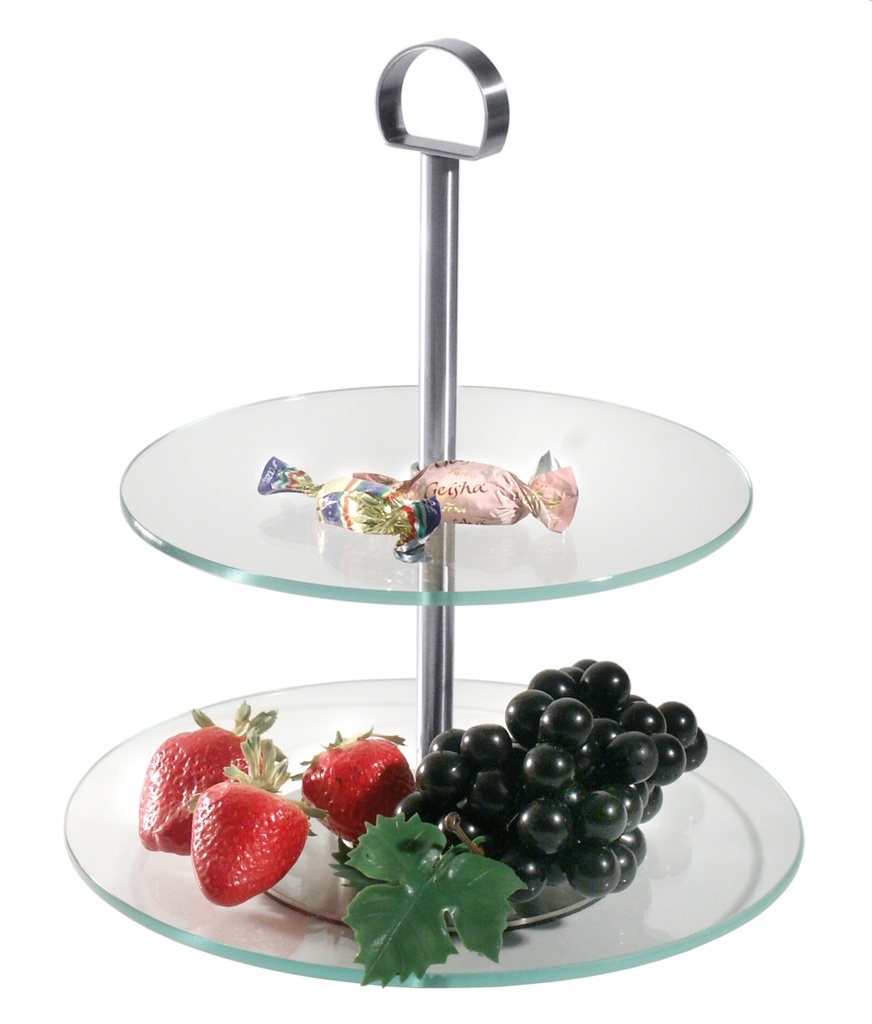 Glas-Etageren Contacto mit gehärteten Glasscheiben
