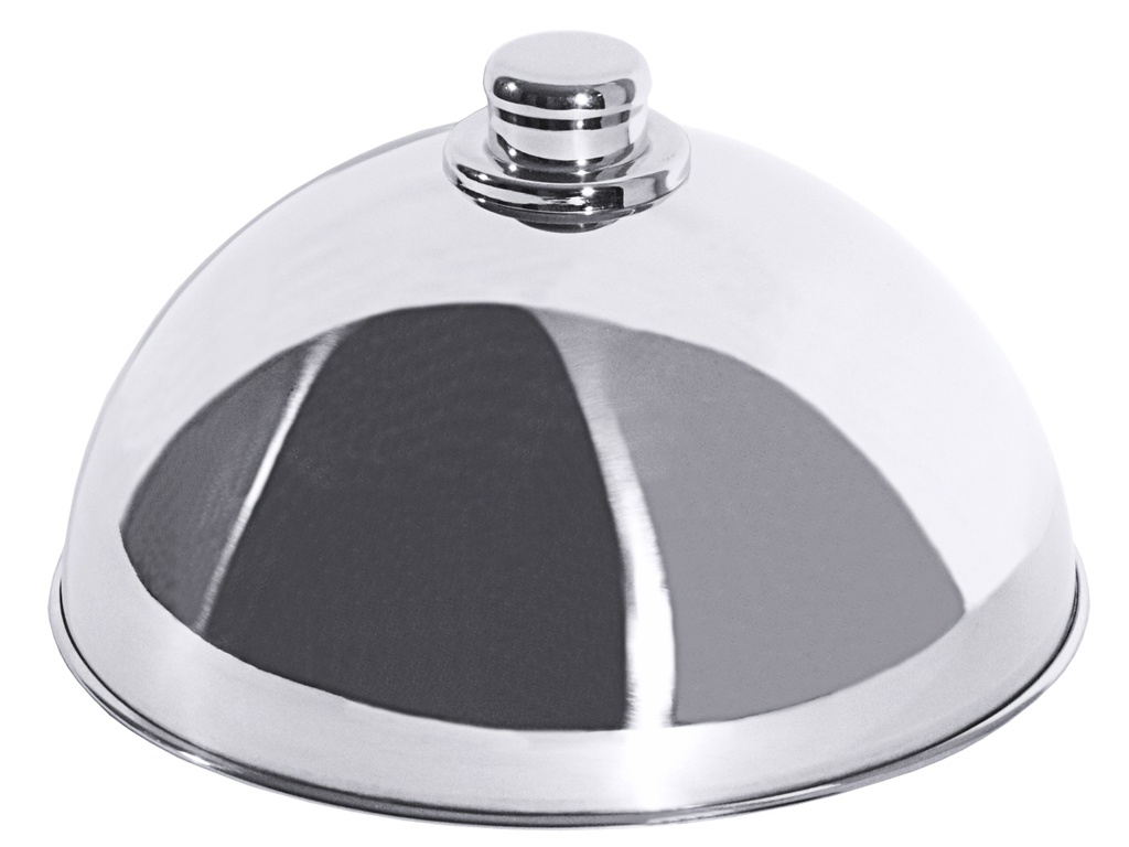 Tellercloche, mit silbernem Griffknopf