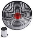 Ausstechformen Contacto (∅ 2,5 - 10,5cm), 12 Stck. aus Edelstahl