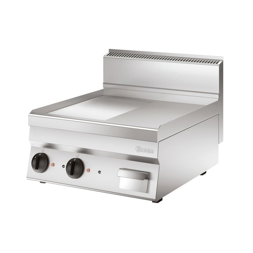 [BAR-115320] Griddleplatte Elektro 650, halb glatt/halb gerillt Bartscher