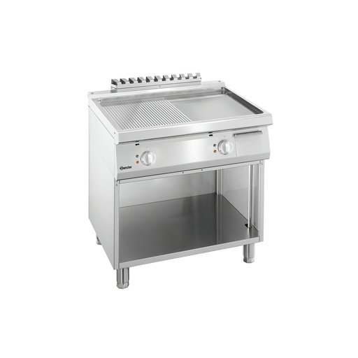 [BAR-286509] Elektro-Griddleplatte Serie 700, halb glatt/halb gerillt Bartscher