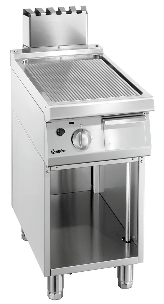 Gas-Griddleplatte Serie 700, gerillt Bartscher