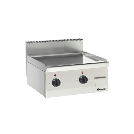 [BAR-132125] Elektro-Griddleplatten Serie 600, glatt Bartscher (600mm, 7.2kW, 2)