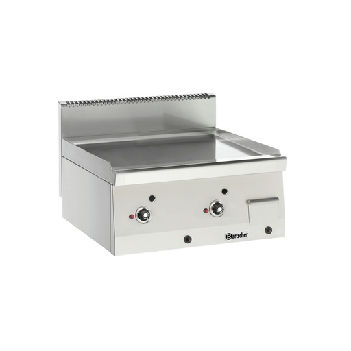 [BAR-1311813] Gas-Griddleplatten Serie 600, glatt Bartscher (600mm, 7.6kW, 2)