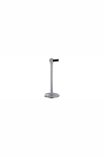 [CTO-1600/208] Gurtabsperrpfosten Contacto 200cm (schwarz)