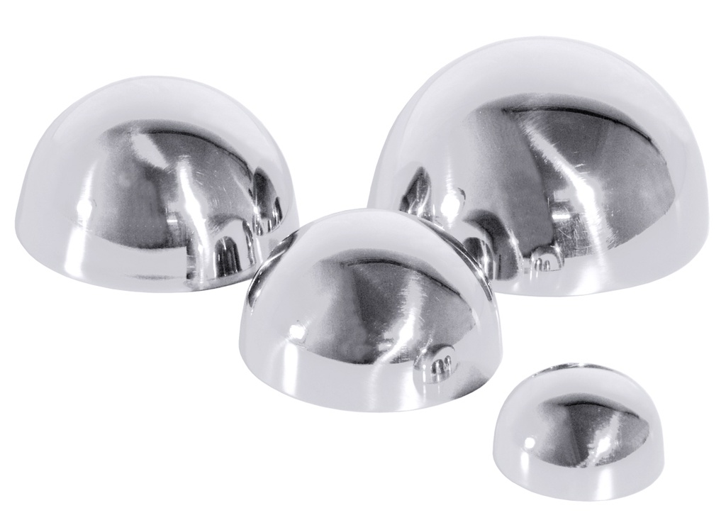 Halbkugelschalen aus Edelstahl 18/10