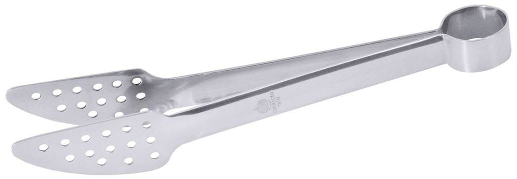 Hamburgerzange/ Bratzange aus Edelstahl