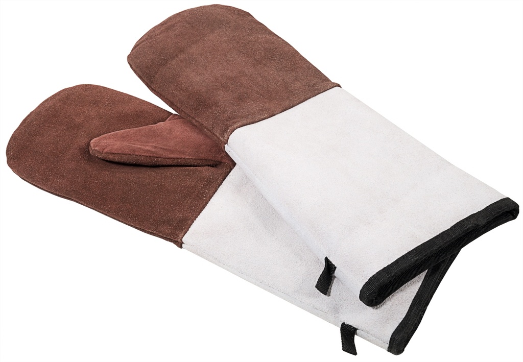 Lederhandschuhe Contacto Fäustlinge aus feinem Spaltleder