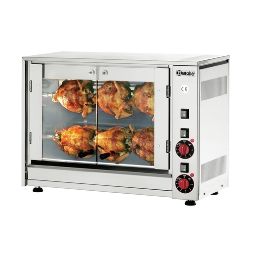 [BAR-215035] Hähnchengrill, max. 12 Hähnchen Bartscher (700mm, 360mm, 530mm, 2.8kW, 6)