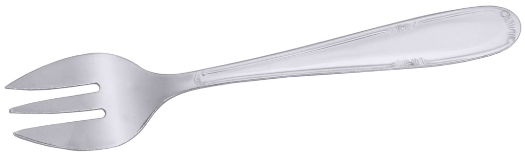 Austerngabeln aus Edelstahl 18/0,  Set à 12 Stck.