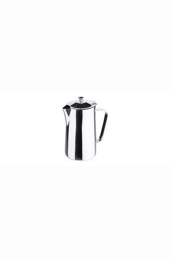 [CTO-3017/100] Kaffeekanne Contacto aus Edelstahl mit Scharnierdeckel (1.0, 180mm)
